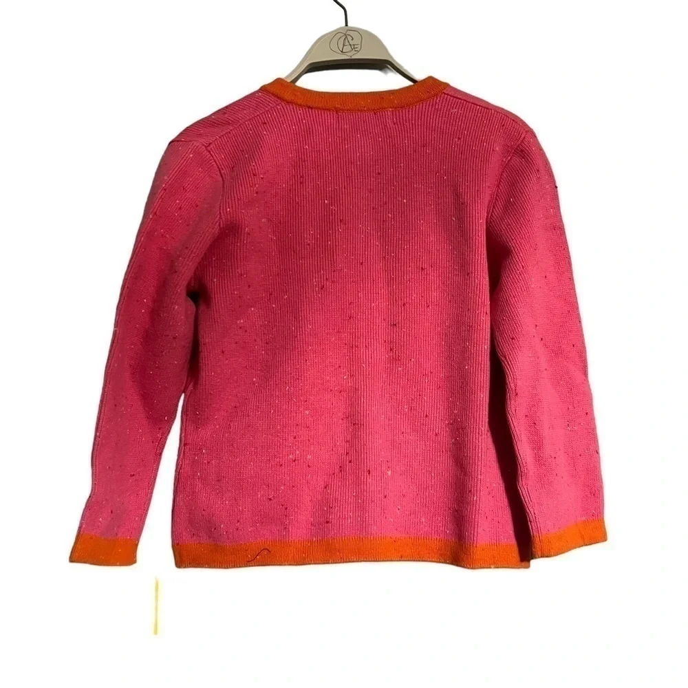 Isaac Mizrahi Pink cardigan wool blend girl sweater